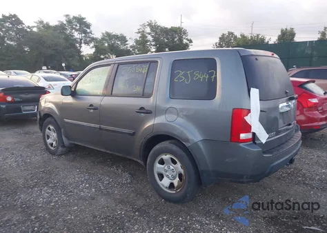 2009 Honda Pilot Lx из США, поврежденный, VIN 5FNYF482X9B013416